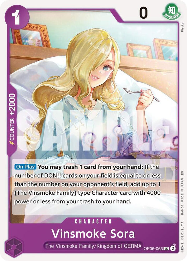 Vinsmoke Sora (Reprint) - One Piece Card Game