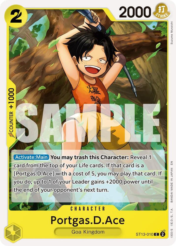 Portgas.D.Ace - ST13-010 (Reprint) - One Piece Card Game