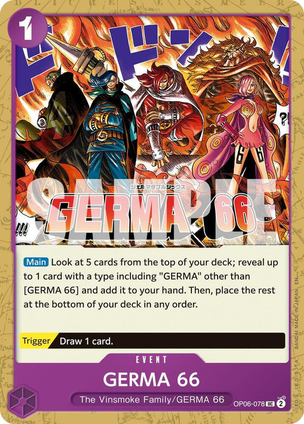 GERMA 66 (Reprint) - One Piece Card Game