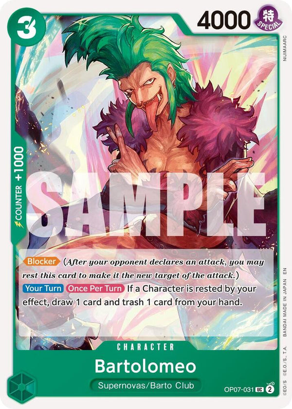 Bartolomeo (Reprint) - One Piece Card Game