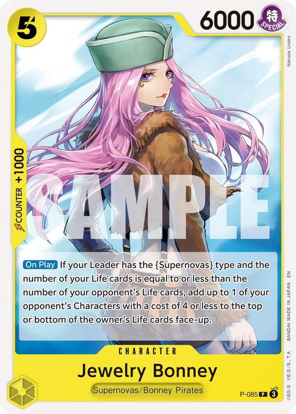 Jewelry Bonney - P-085 (Reprint) - One Piece Card Game