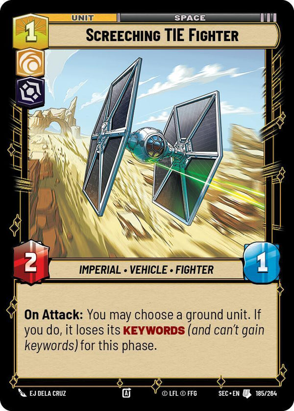 Screeching TIE Fighter - Star Wars Unlimited
