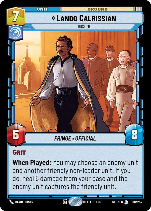 Lando Calrissian - Trust Me - Star Wars Unlimited
