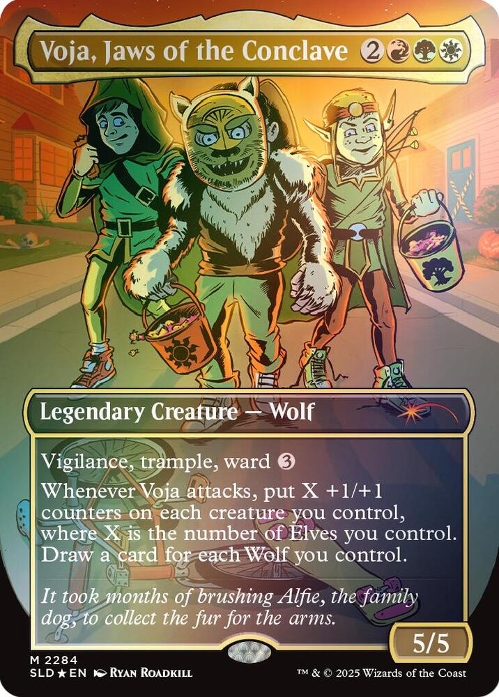 Voja, Jaws of the Conclave (Rainbow Foil)