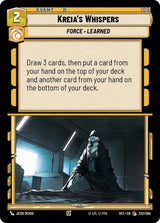 Kreia's Whispers - Star Wars Unlimited