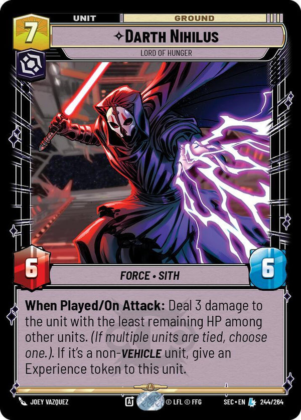 Darth Nihilus - Lord of Hunger - Star Wars Unlimited
