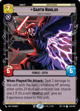 Darth Nihilus - Lord of Hunger - Star Wars Unlimited