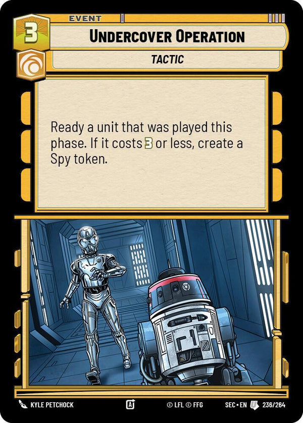 Undercover Operation - Star Wars Unlimited