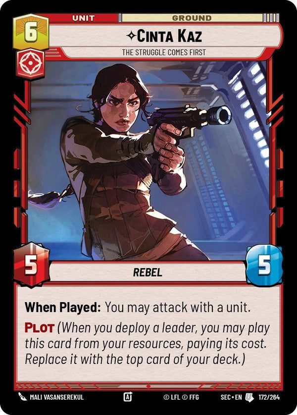 Cinta Kaz - The Struggle Comes First - Star Wars Unlimited