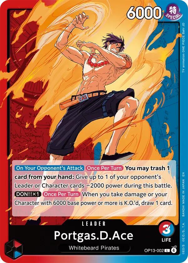Portgas.D.Ace (002) - One Piece Card Game
