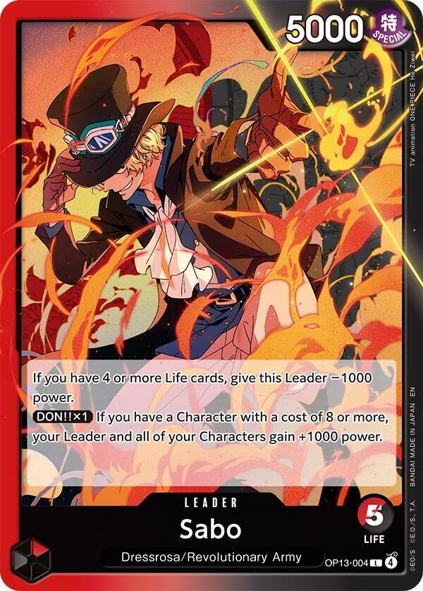 Sabo (004) - One Piece Card Game