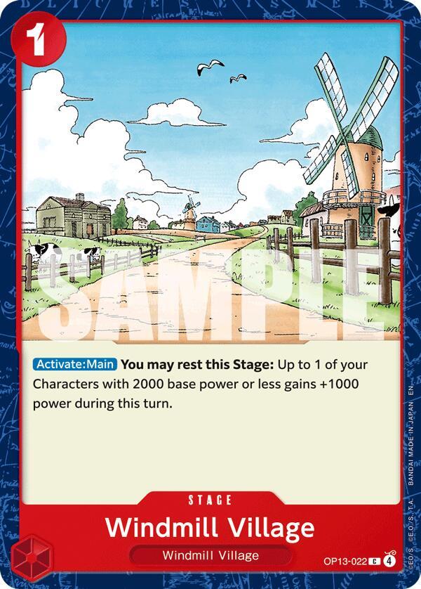 Windmill Village - One Piece Card Game