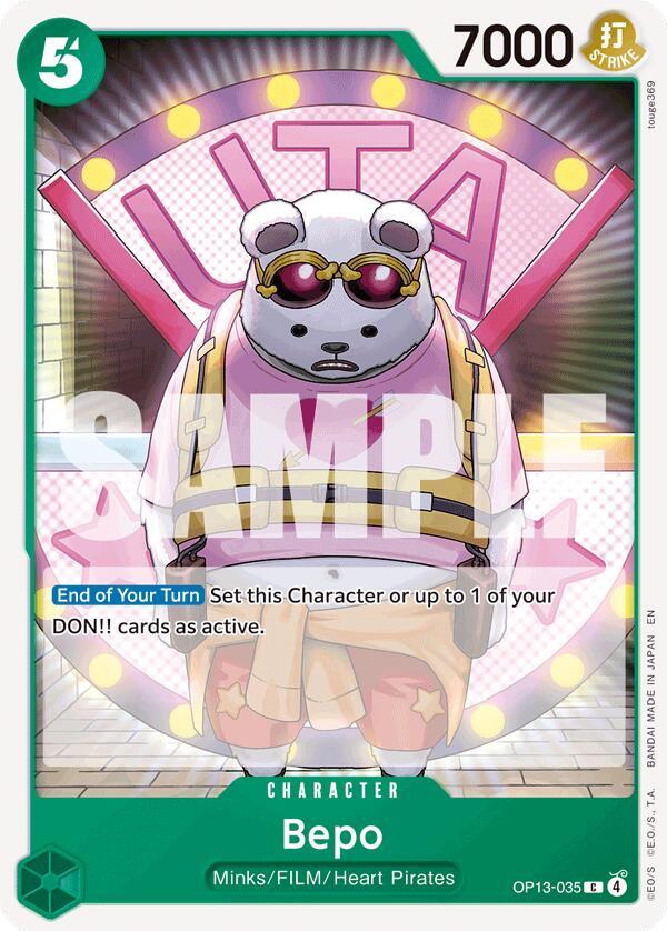 Bepo - One Piece Card Game