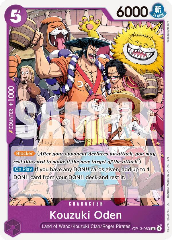 Kouzuki Oden - One Piece Card Game