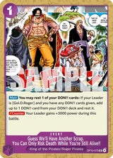 Guess We'll Have Another Scrap. You Can Only Risk Death While You're Still Alive!! - One Piece Card Game