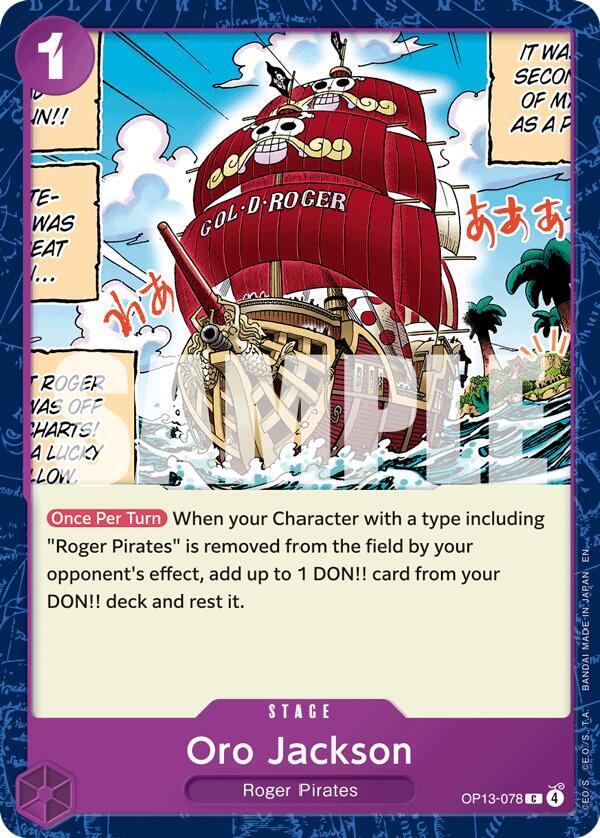 Oro Jackson - One Piece Card Game
