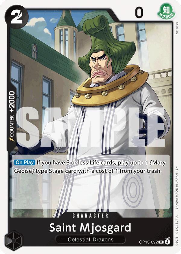 Saint Mjosgard - One Piece Card Game