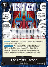 The Empty Throne - One Piece Card Game