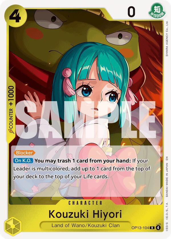 Kouzuki Hiyori - One Piece Card Game