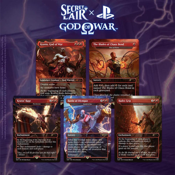 Secret Lair x God of War: Greek - Non-Foil Edition - Magic: The Gathering