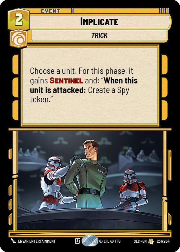 Implicate (SEC 231/264) - Star Wars Unlimited