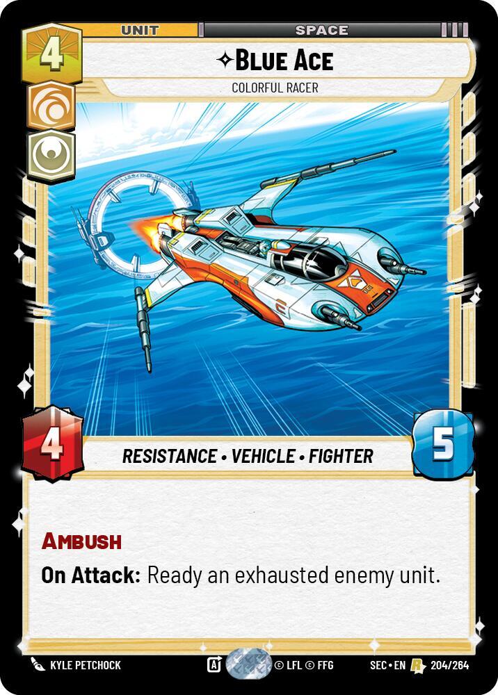 Blue Ace - Colorful Racer