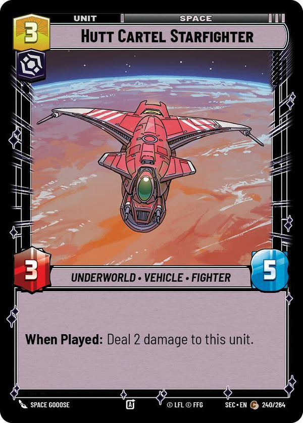 Hutt Cartel Starfighter - Star Wars Unlimited