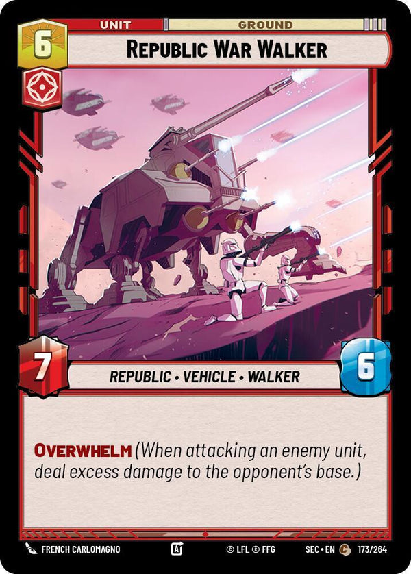 Republic War Walker - Star Wars Unlimited