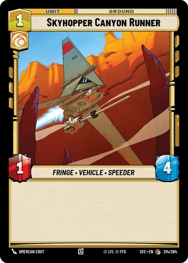 Skyhopper Canyon Runner - Star Wars Unlimited