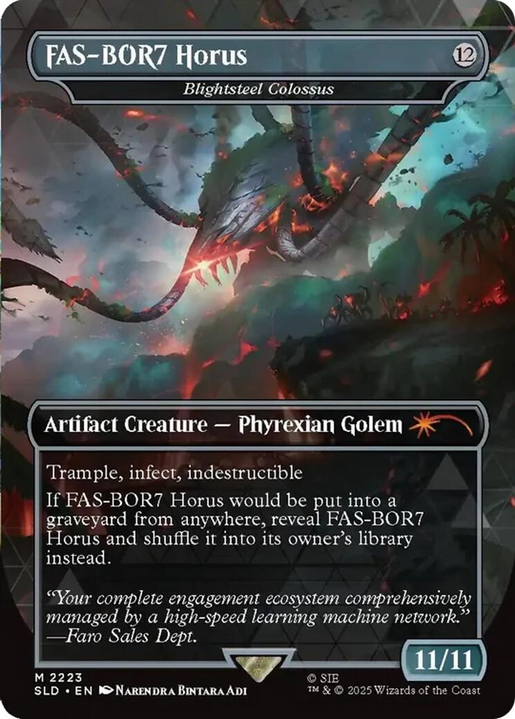 FAS-BOR7 Horus - Blightsteel Colossus [Secret Lair Drop Series]