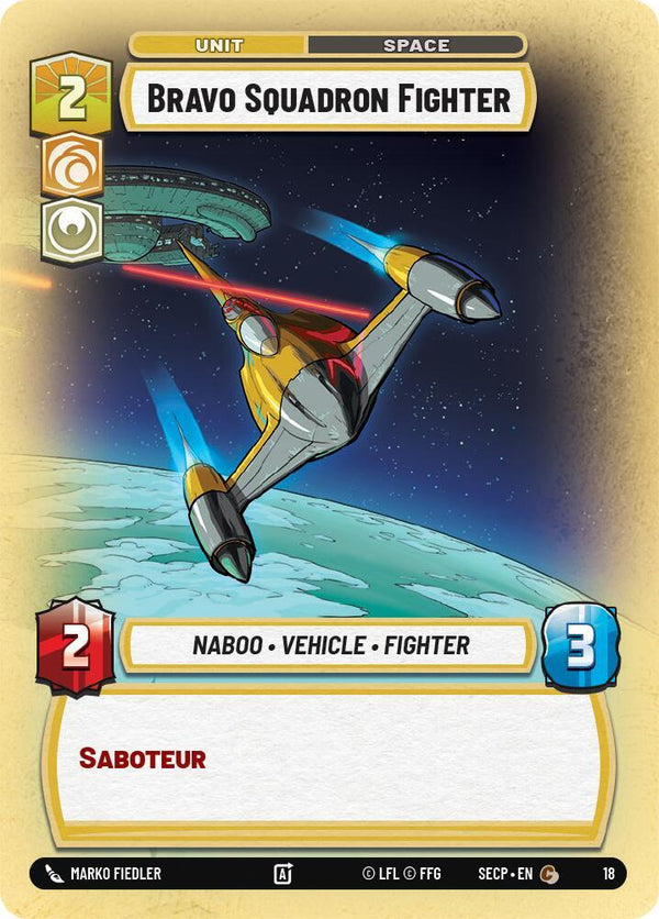 Bravo Squadron Fighter - Star Wars Unlimited