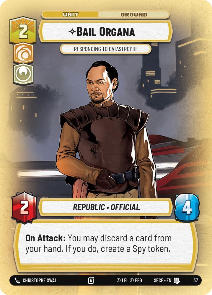Bail Organa - Responding to Catastrophe (Foil)