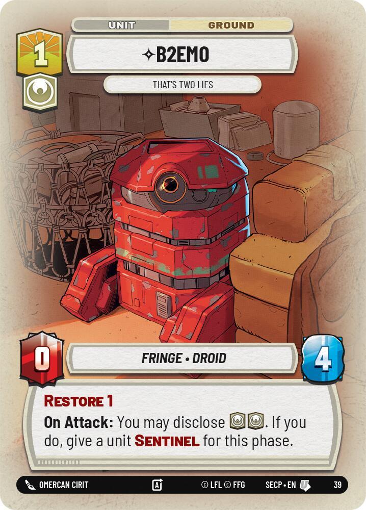 B2EMO - That's Two Lies (Foil)