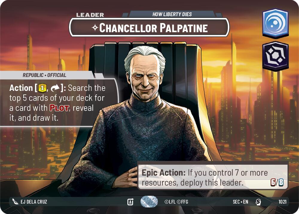 Chancellor Palpatine - How Liberty Dies (Showcase)