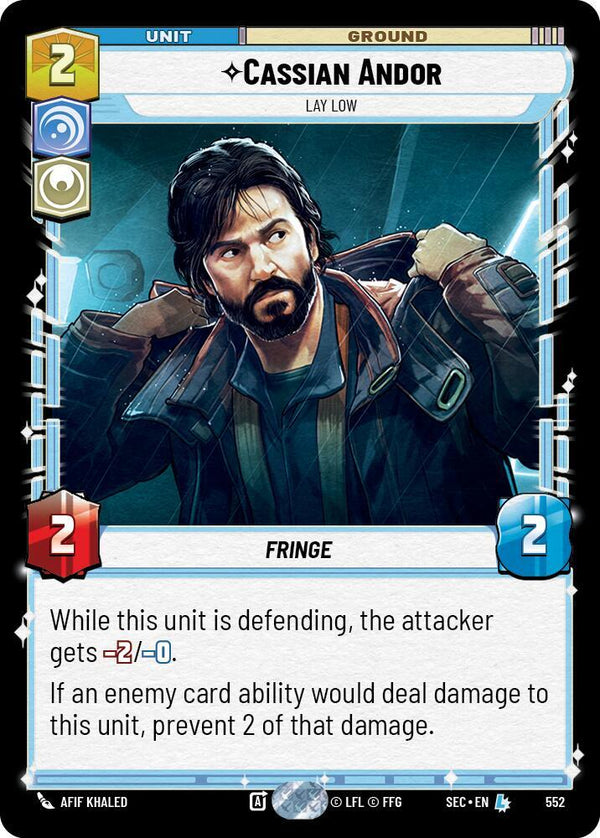 Cassian Andor - Lay Low (Foil) - Star Wars Unlimited