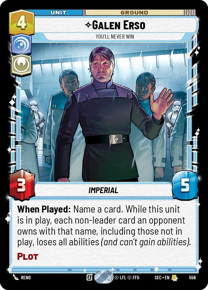 Galen Erso - You'll Never Win (Foil)