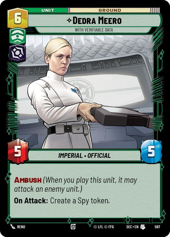 Dedra Meero - With Verifiable Data (Foil)