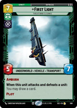 First Light - Threatening Elegance (Foil) (SEC 598) - Star Wars Unlimited