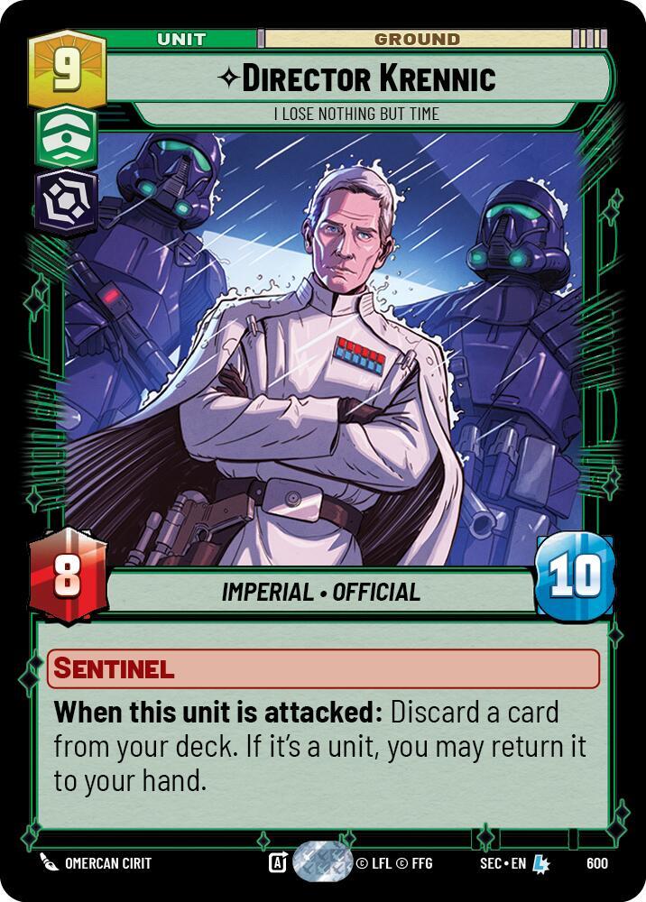 Director Krennic - I Lose Nothing But Time (Foil)
