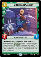 Chancellor Valorum - Civil Servant (Foil) - Star Wars Unlimited