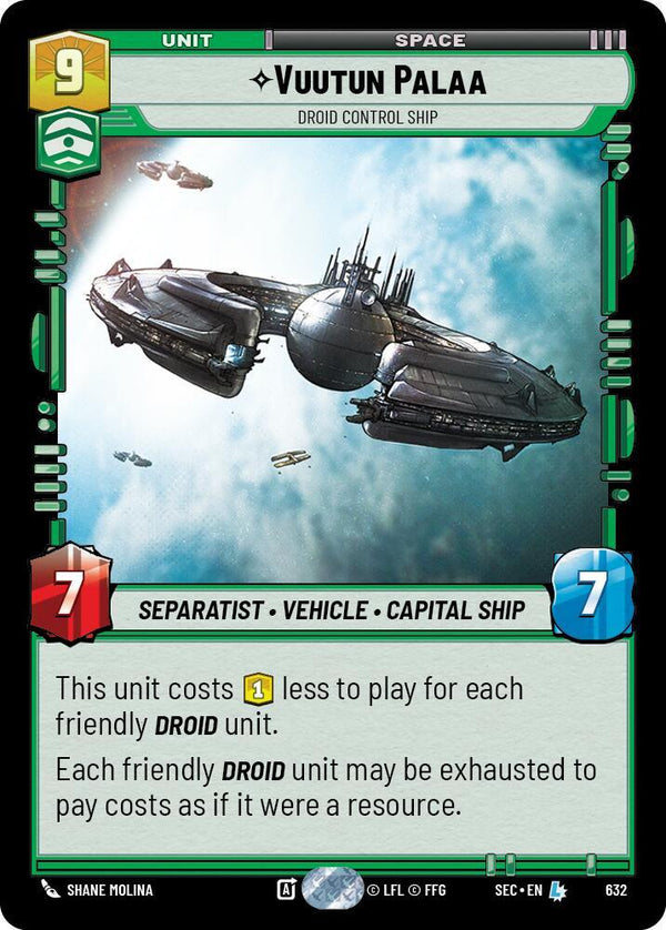 Vuutun Palaa - Droid Control Ship (Foil) - Star Wars Unlimited