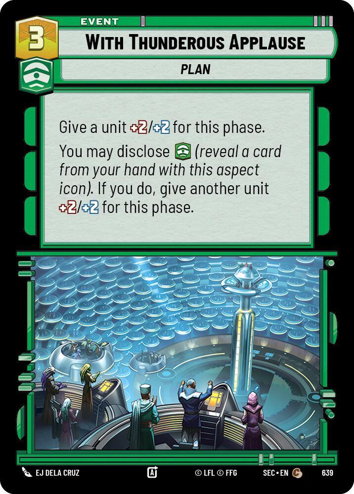 With Thunderous Applause (Foil)