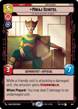 Miraj Scintel - The Weak Deserve to Kneel (Foil) - Star Wars Unlimited