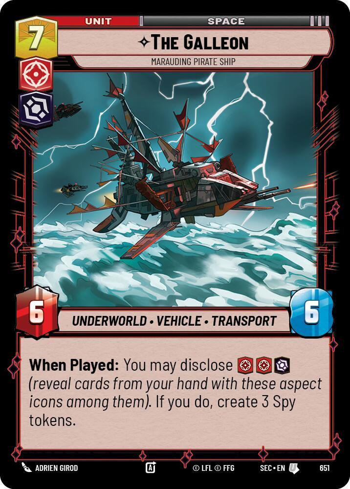 The Galleon - Marauding Pirate Ship (Foil)