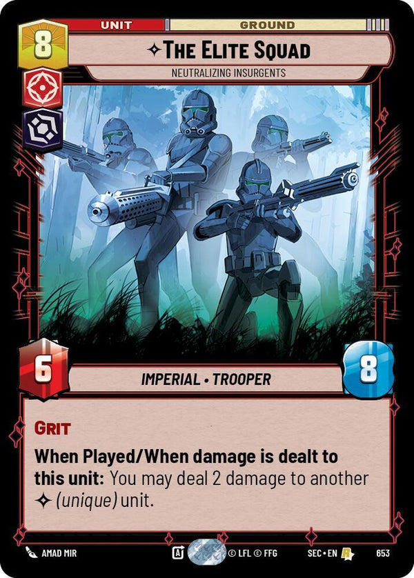The Elite Squad - Neutralizing Insurgents (Foil) - Star Wars Unlimited