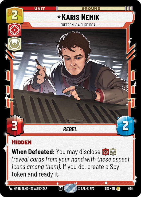 Karis Nemik - Freedom is a Pure Idea (Foil) - Star Wars Unlimited