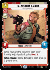 Alexsandr Kallus - With New Purpose (Foil) (SEC 665) - Star Wars Unlimited