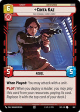 Cinta Kaz - The Struggle Comes First (Foil) - Star Wars Unlimited