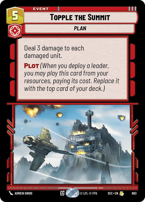 Topple the Summit (Foil) - Star Wars Unlimited