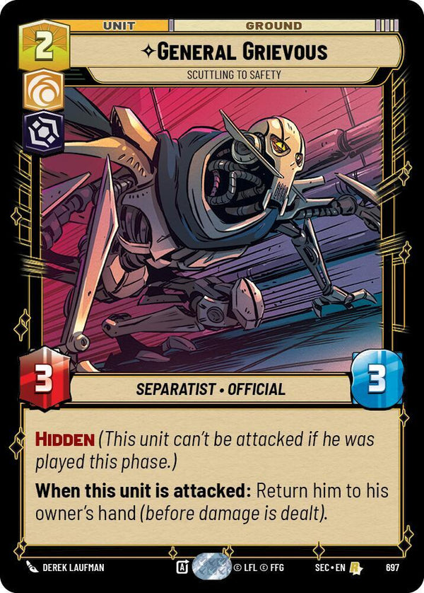 General Grievous - Scuttling to Safety (Foil) - Star Wars Unlimited